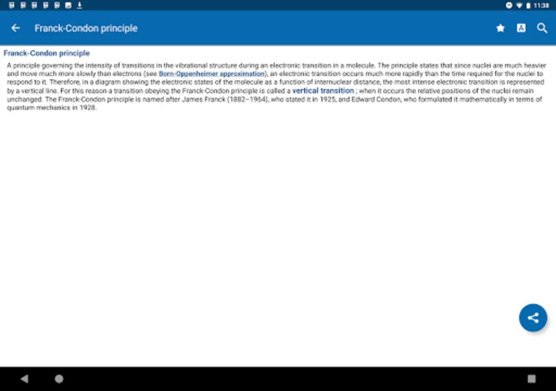 A Dictionary of Chemistry for Android - Comprehensive Chemical Resource