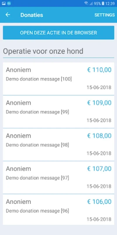 Doneeractie for Android: Boost Fundraising Efforts