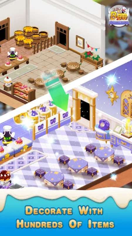 Idle Bee: Dessert Story - Build a Thriving Android Dessert Business