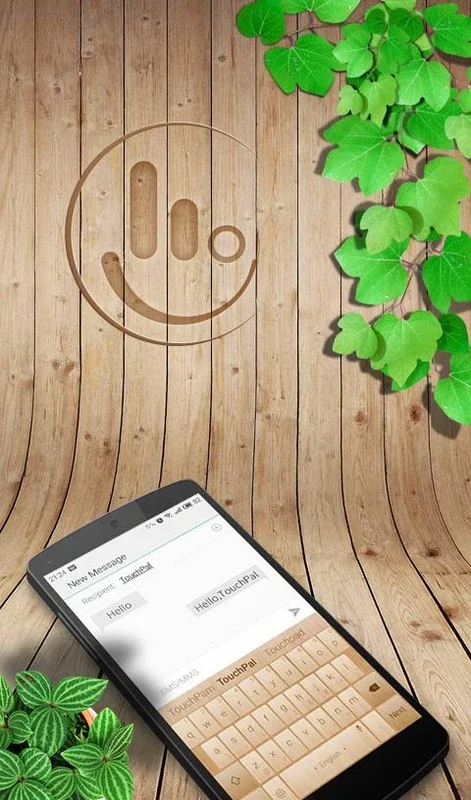 TouchPal SkinPack Natural Wood for Android - Enhance Your Keyboard