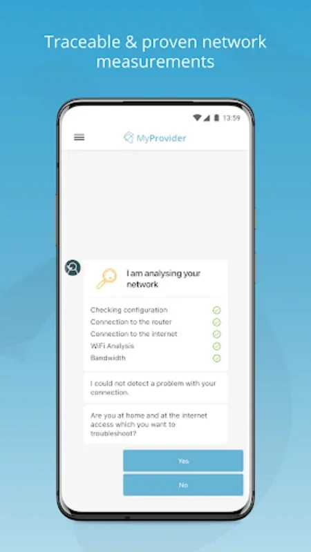 MyProvider for Android - Optimize Internet Connectivity