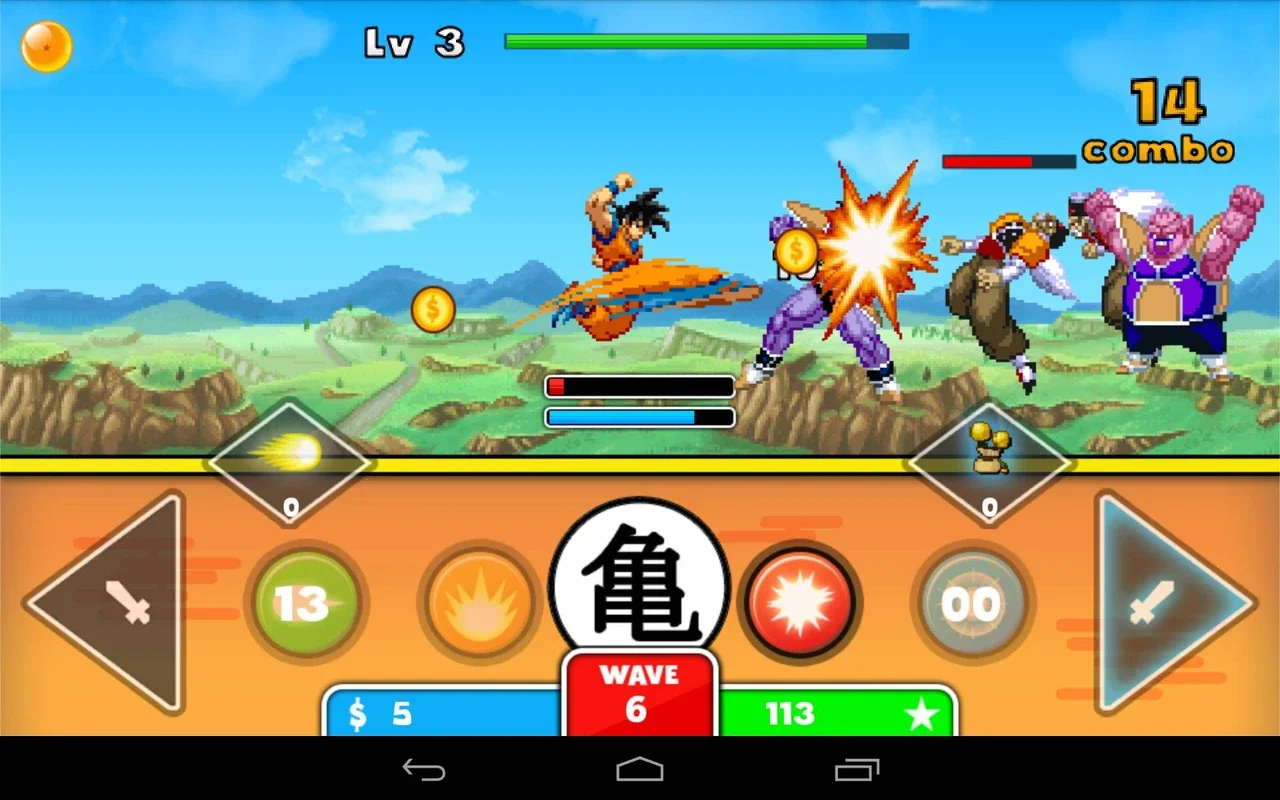 Goku Saiyan Warrior for Android - Engaging 2D Action