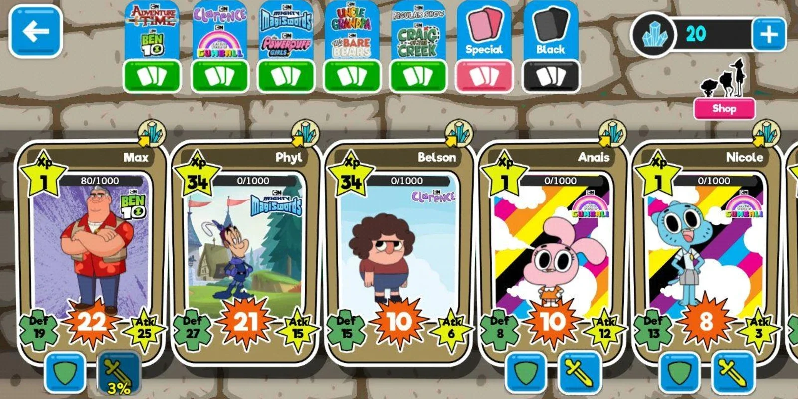 CN Heroes Card Battle for Android - Featuring Iconic Cartoon Network Characters