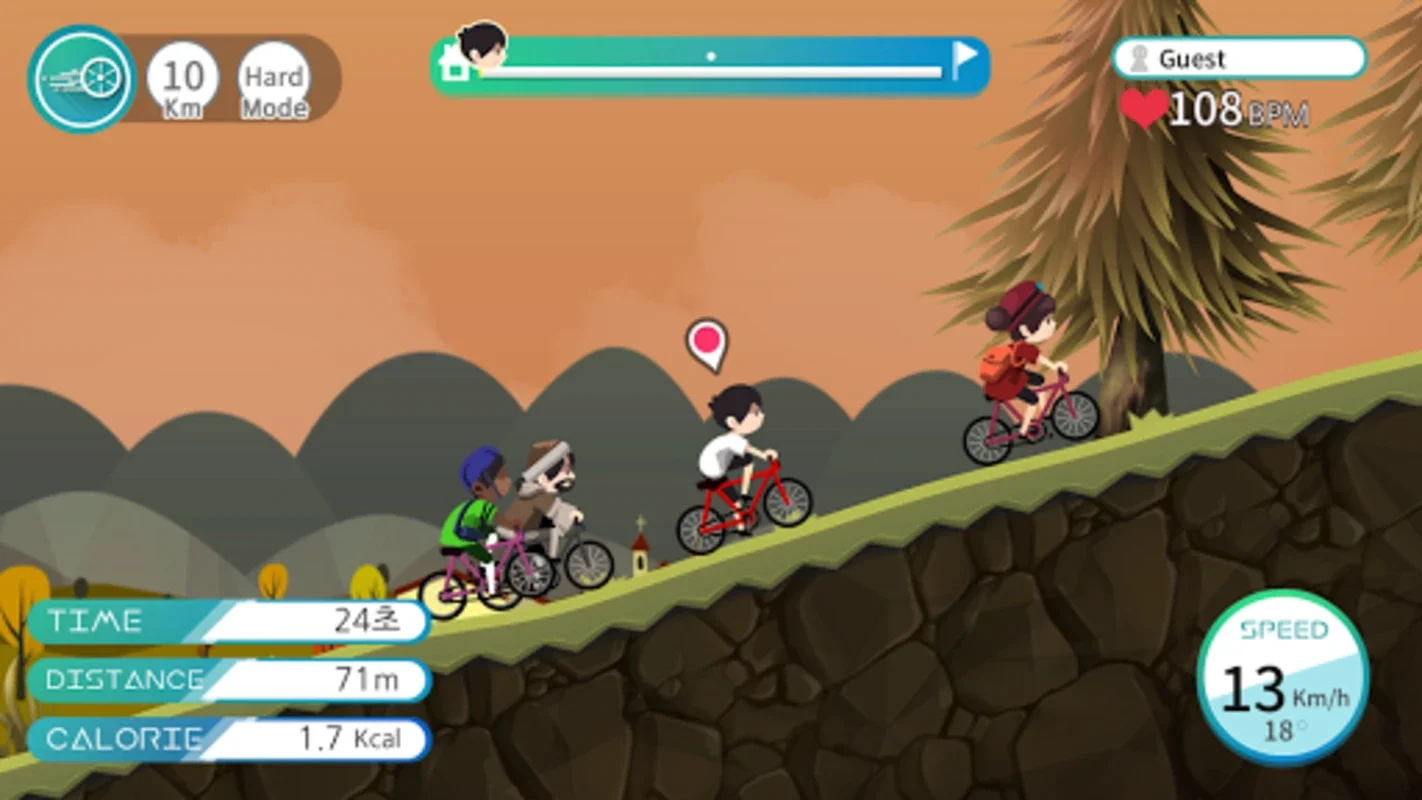 업다운힐즈 for ZOM for Android - Engaging Cycling Simulator