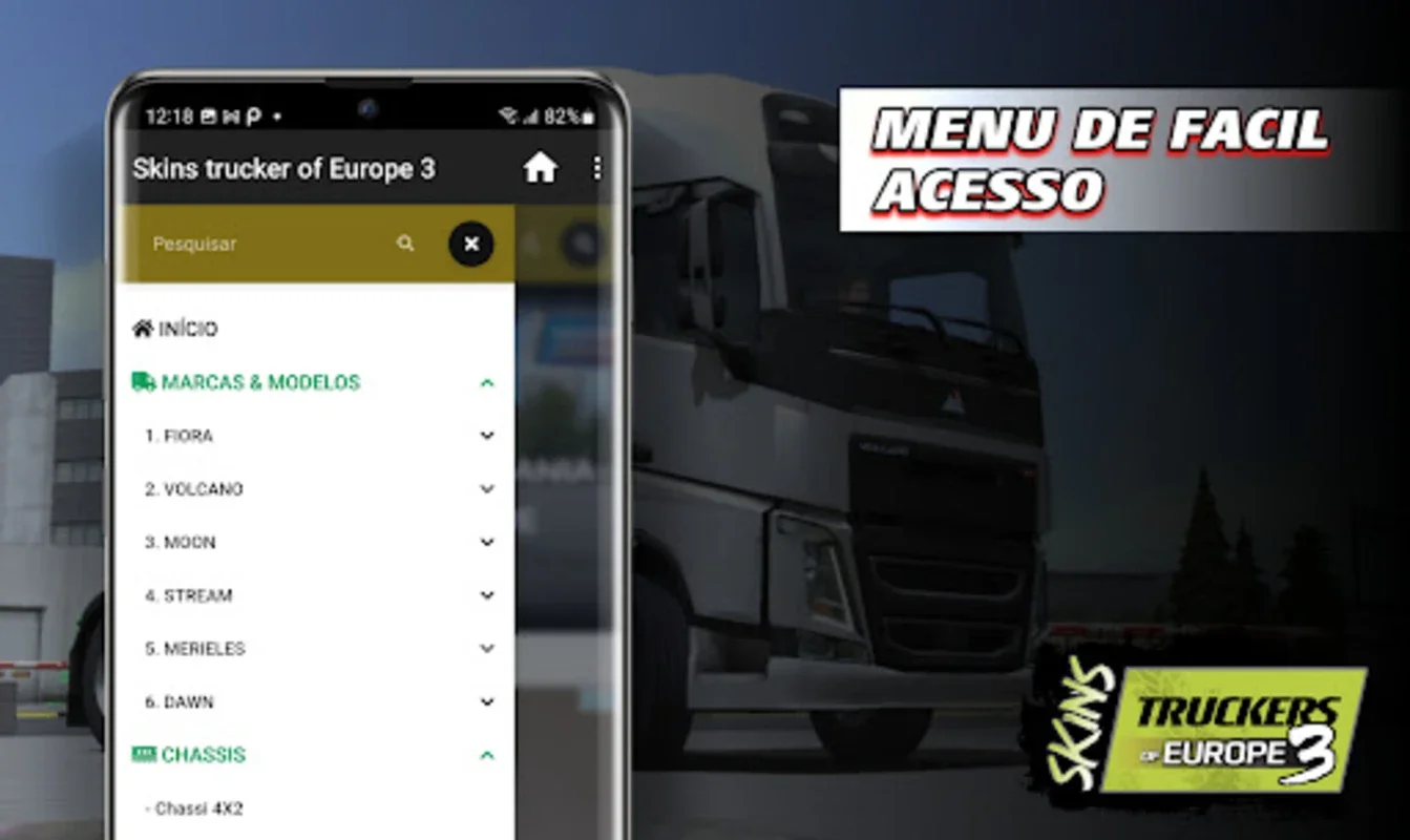 Skins Truckers Of Europe 3 for Android - Enhance Your Gaming