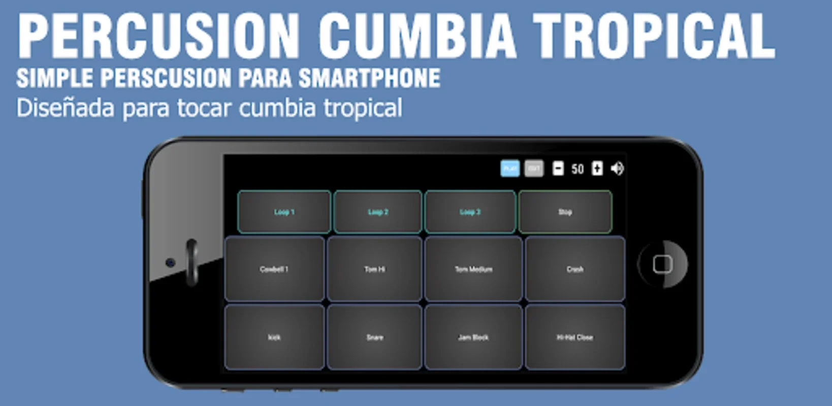 Percusión Cumbia Tropical for Android - Immersive Drumming Experience