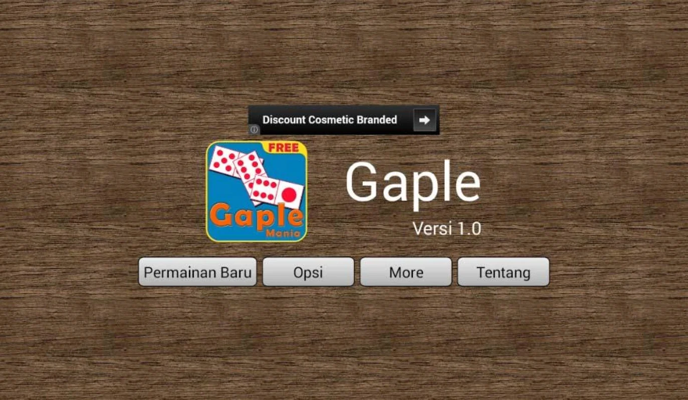 Gaple for Android - Engaging Indonesian Dominoes