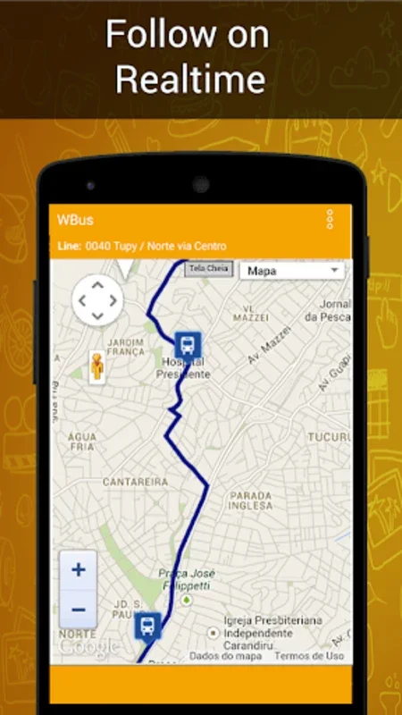 WBus - Real time public transp for Android: Seamless Transit