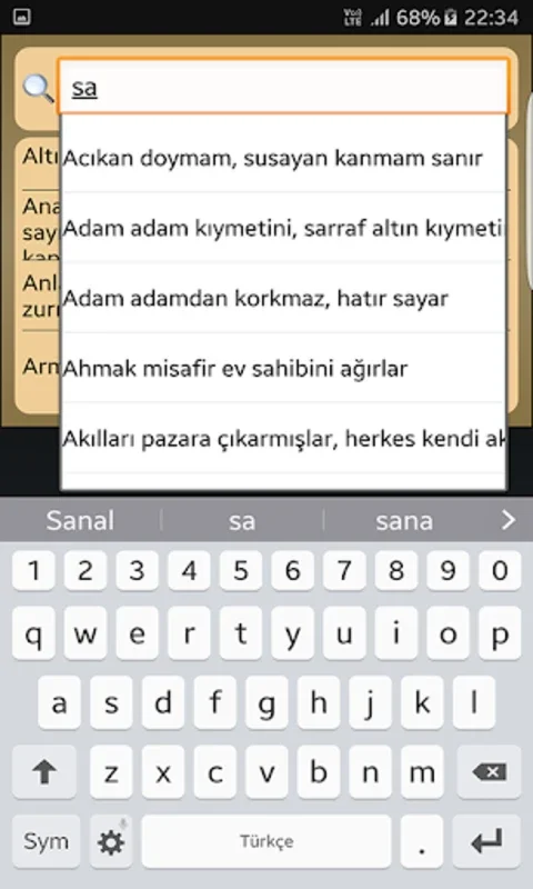 Tam Atasözleri Sözlüğü for Android - Explore Proverbs Offline