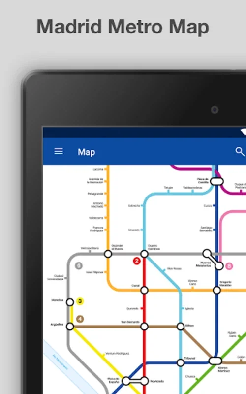 Madrid Metro Map and Route Planner for Android: Efficient Navigation