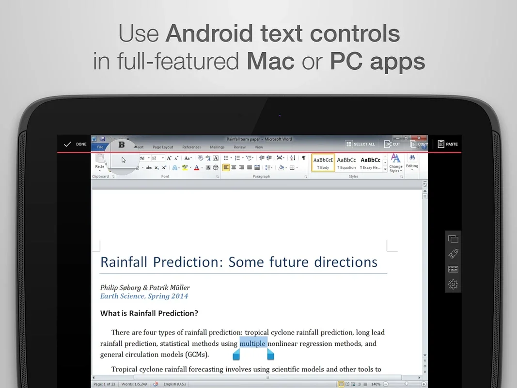 Parallels Access for Android: Seamless Remote Access