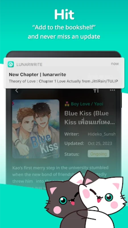 Lunarwrite for Android - Read Thai BL and GL Novels