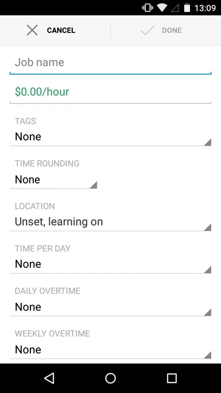 HoursTracker for Android - Ideal for Self - Employed Time Management