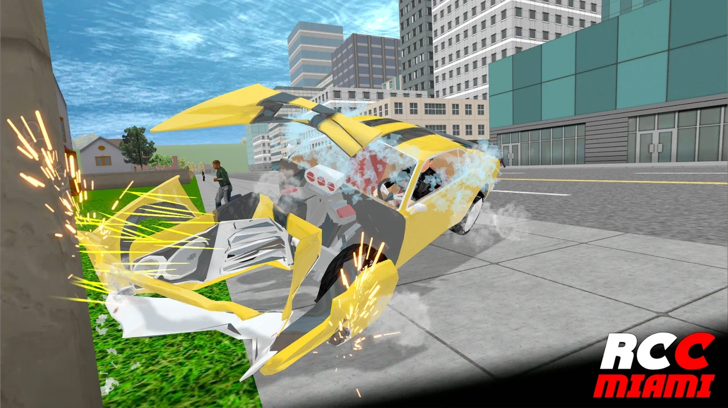 Real Car Crash Miami for Android - Thrilling Gaming Experience