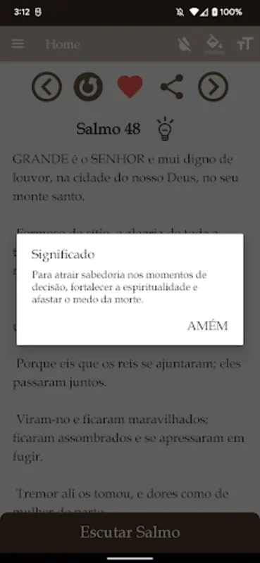 Psalms Biblical in your hands for Android - Spiritual Guidance