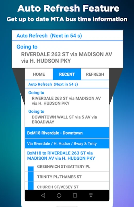 NYC Bus Time App for Android - Real-Time Tracking