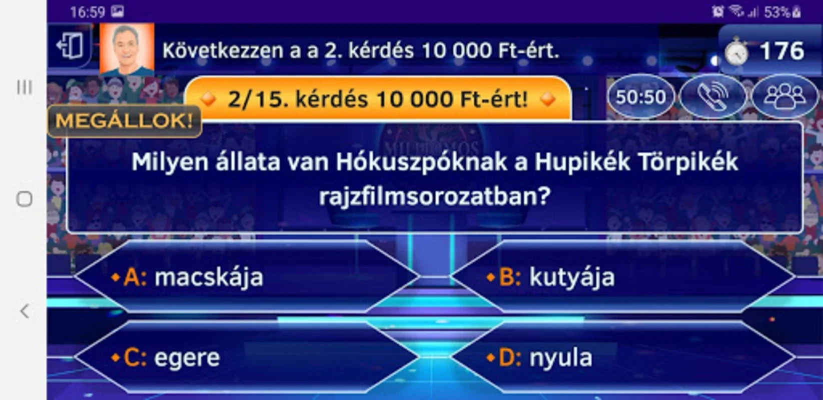 Legyen Ön is Milliomos! for Android - Engaging Quiz Fun