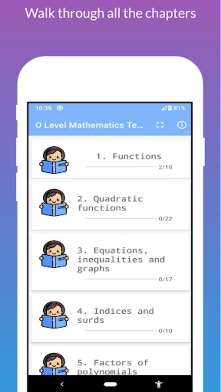 O Level Mathematics Textbook for Android - No Downloading Required