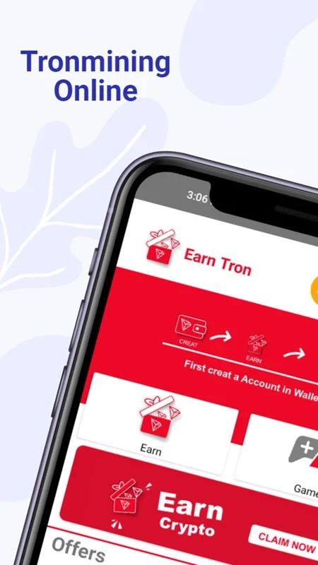 Tronmining Online for Android - Earn TRX Easily