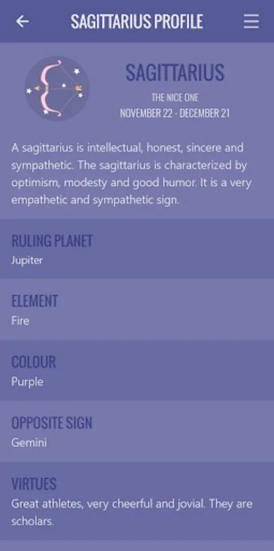 Sagittarius Horoscope for Android - Get Daily Insights