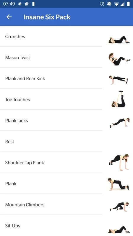 Abs, Core & Back Workout at Home for Android: Strengthen Your Core