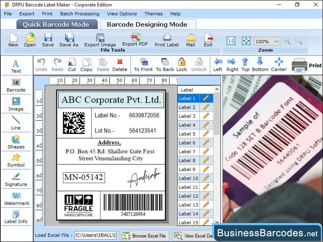 Barcode Label Printing Software for Windows - Streamline Your Labeling