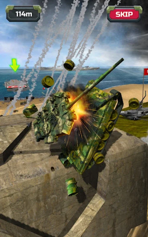 Ramp Tank Jumping for Android - Thrilling Military Vehicle Jumps