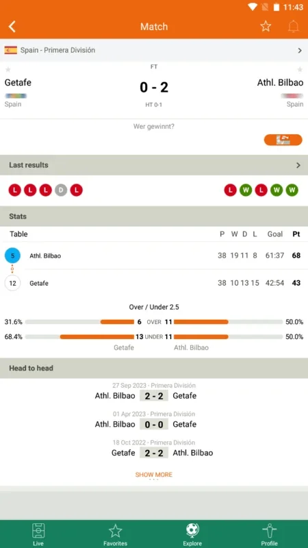 Futbol24 for Android: Real - Time Soccer Score Tracking