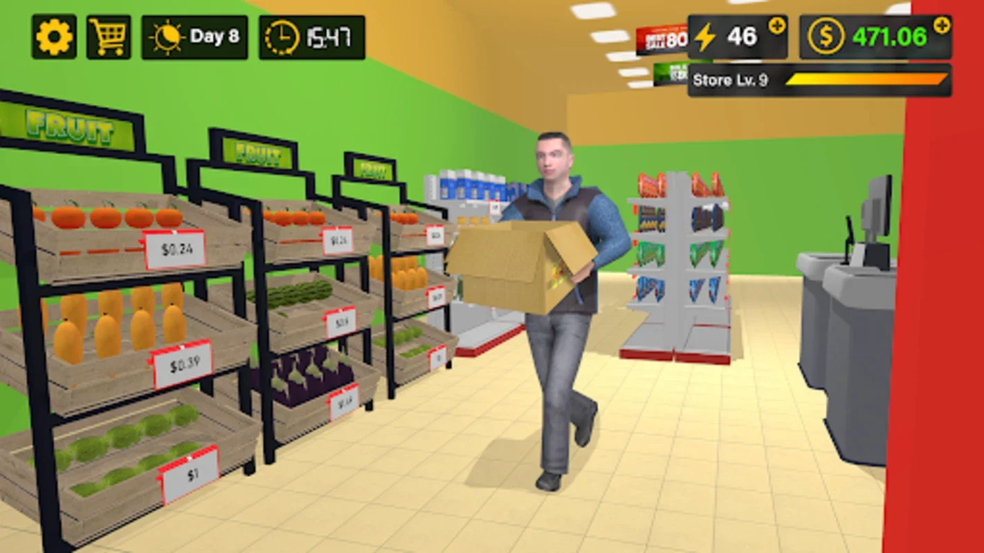 My Supermarket: Simulation 3D on Android - Manage Your Virtual Store