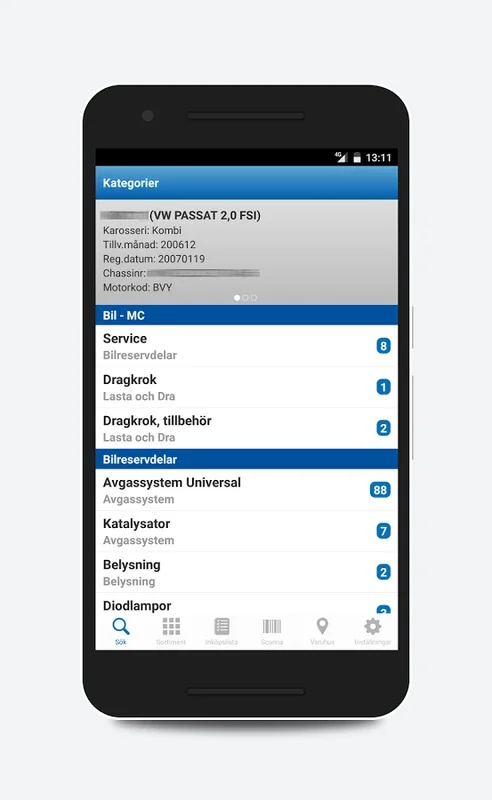 Biltema for Android: Streamline Shopping with Organized Lists