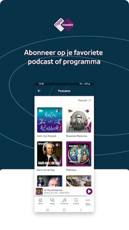 NPO Klassiek for Android - Immerse in Classical Music