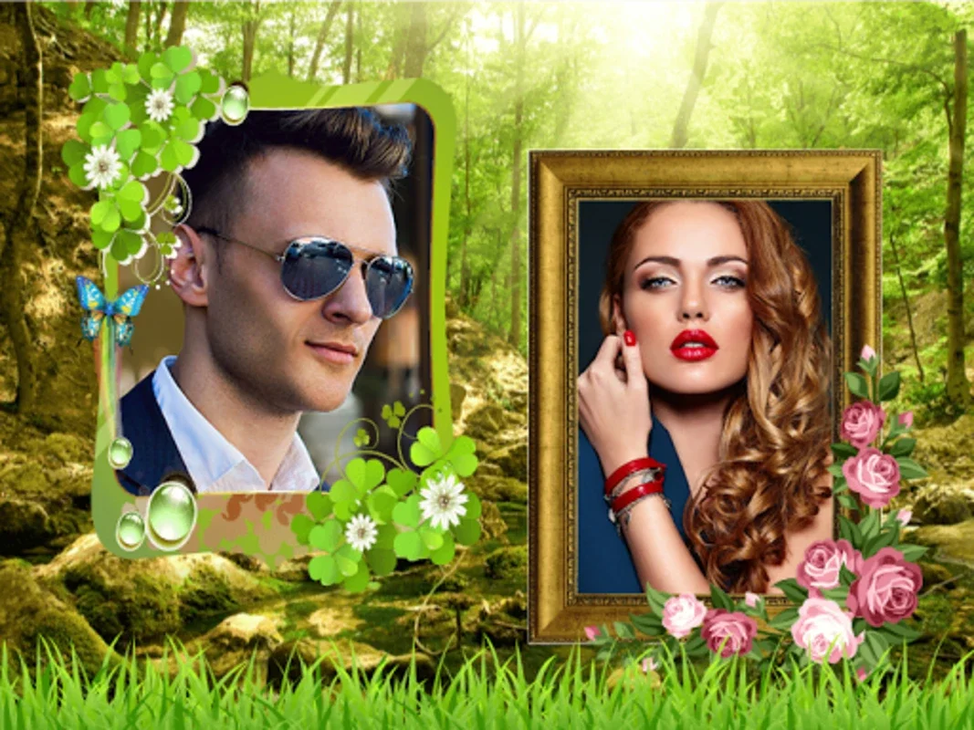 Jungle Photo Frames - Dual for Android: Transform Photos