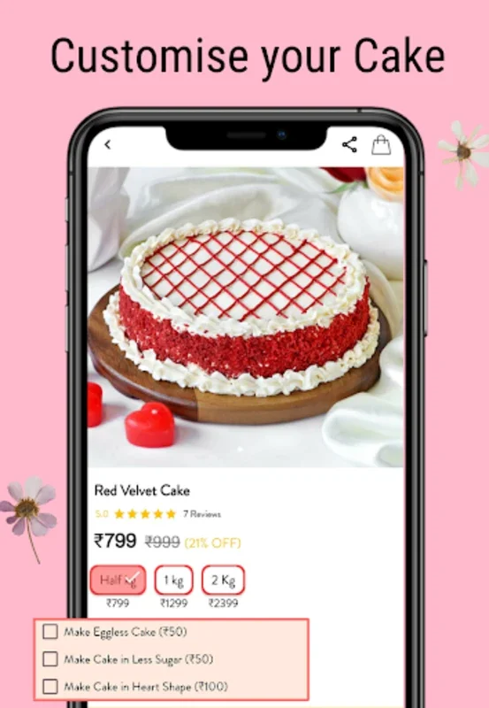 Cakezz for Android - Convenient Online Cake and Flower Delivery