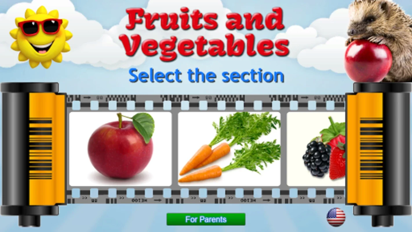 VegeFruits for Android: Educate Kids on Healthy Food