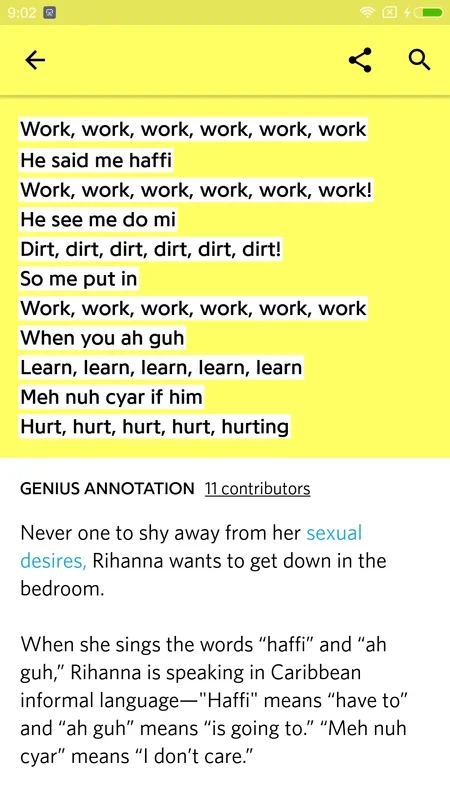 Genius for Android - Unveiling Song Lyrics' Secrets