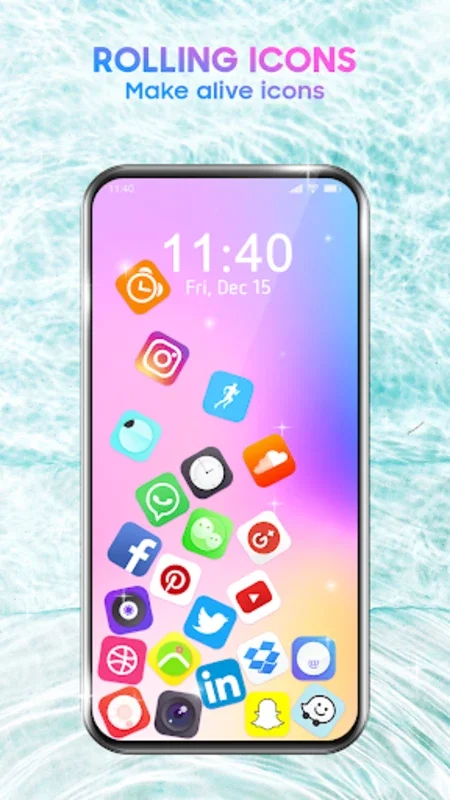Rolling Icon: 3D Wallpaper for Android - No Downloading Needed