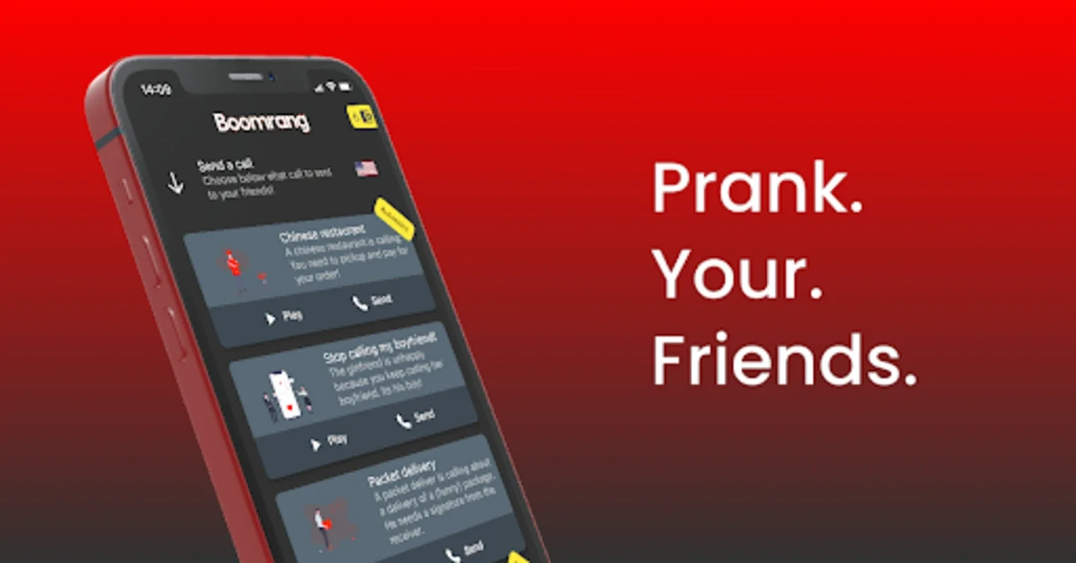 BoomRang for Android: Hilarious Prank Calls with AI