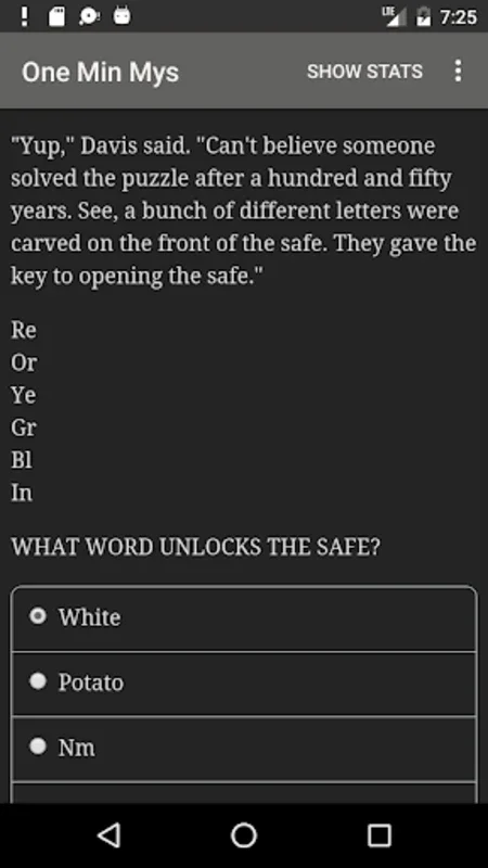 One Minute Mysteries for Android - Engaging Mysteries App