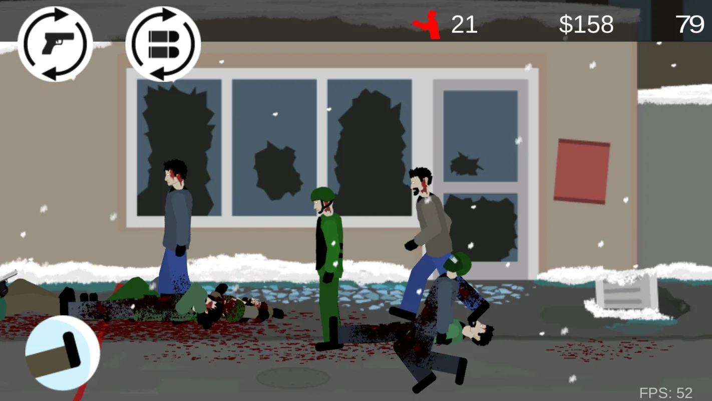 Flat Zombies: Cleanup and Defense for Android - No Download Needed