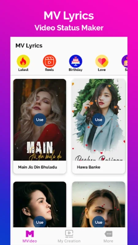 MV Lyrics for Android - Download the APK from AppHuts