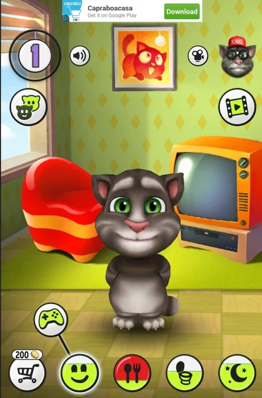 My Talking Tom on Android: Care for Your Virtual Cat