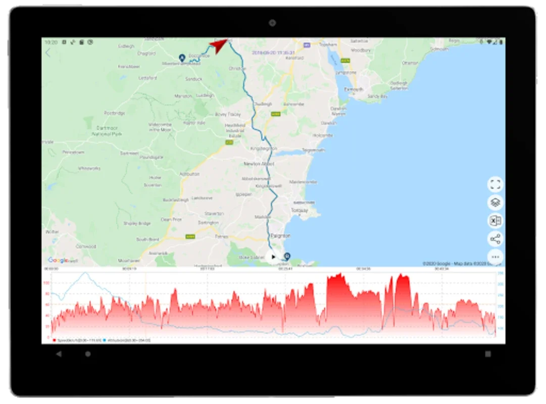 Speed View GPS Pro for Android: Track Travel Metrics