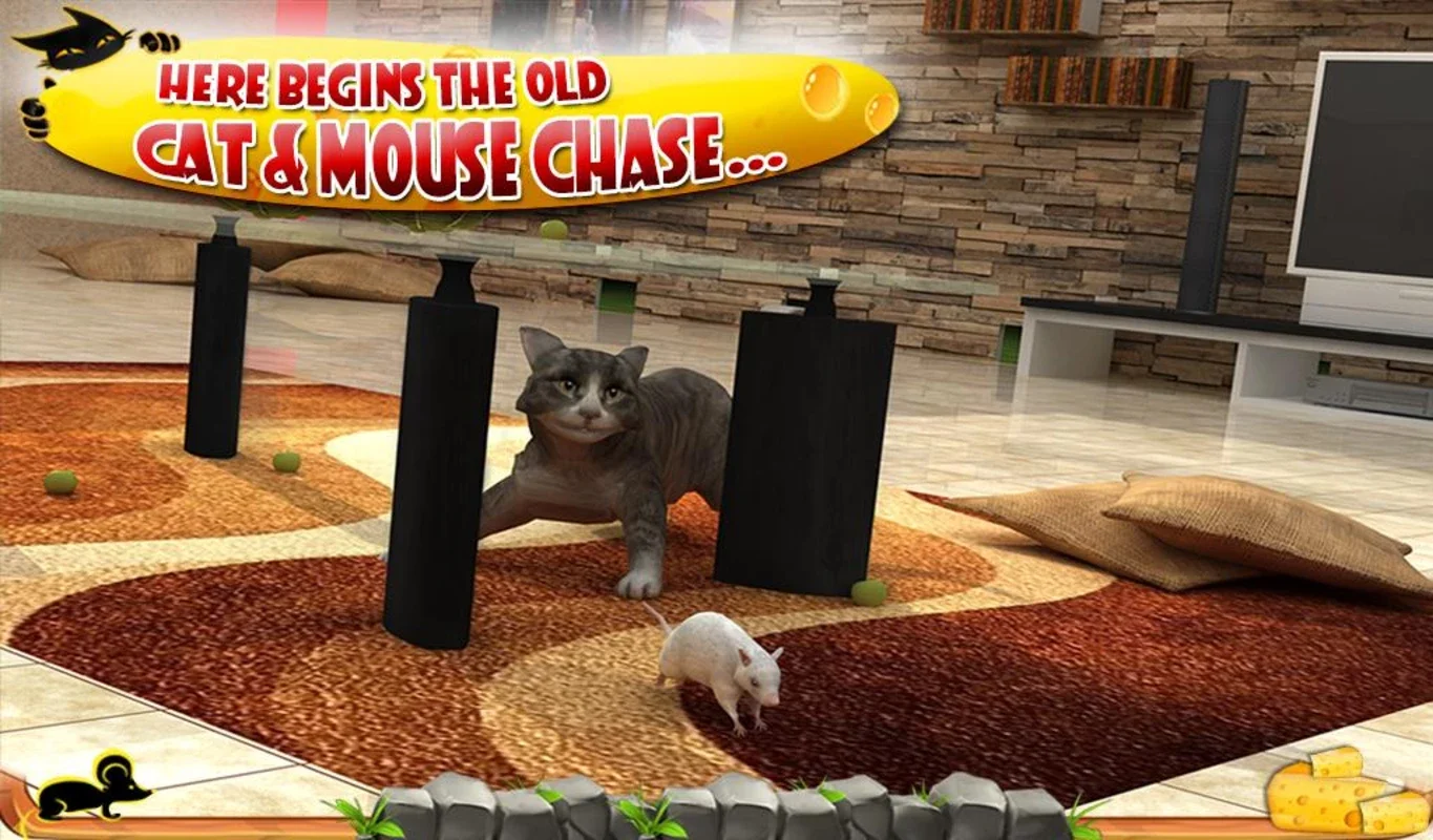 Crazy Cat vs. Mouse 3D for Android: Immersive Cat Hunting