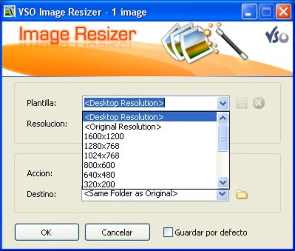 VSO Image Resizer for Windows - Effortless Image Resizing