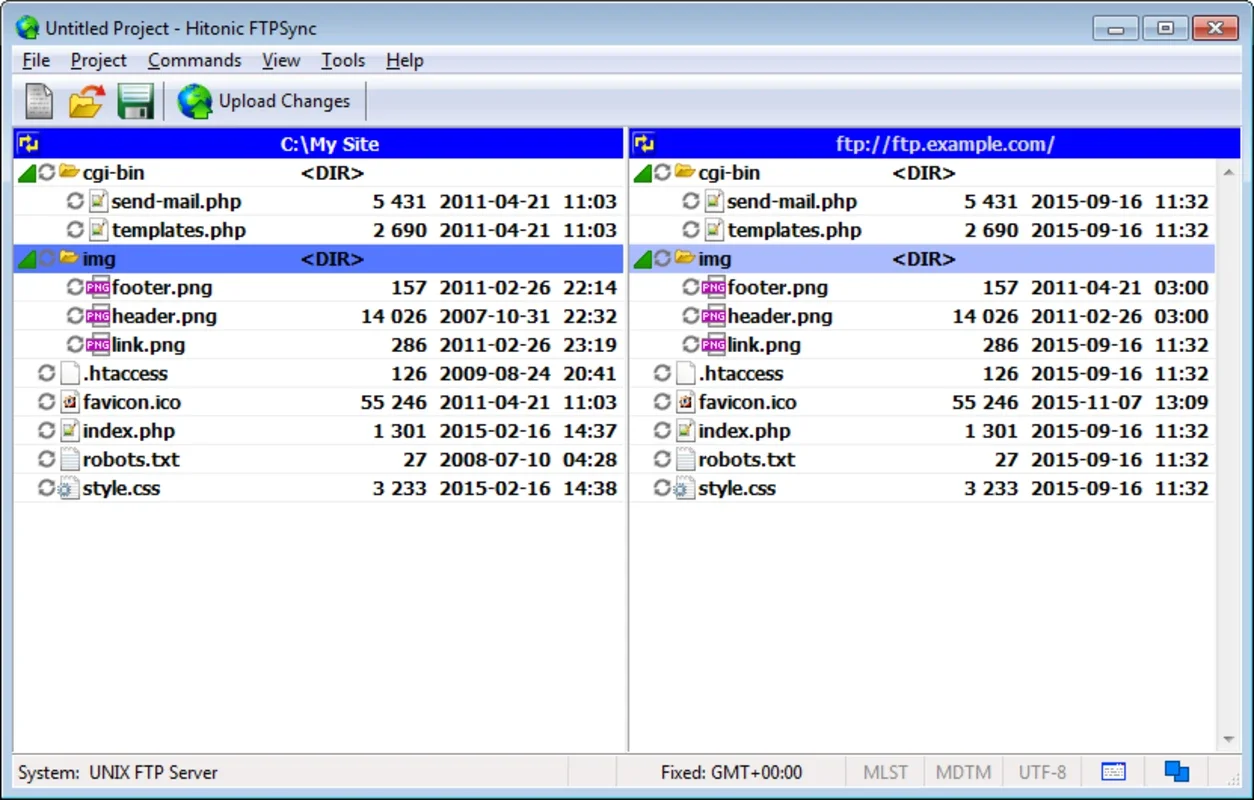 Hitonic FTPSync for Windows - Seamless File Management Tool