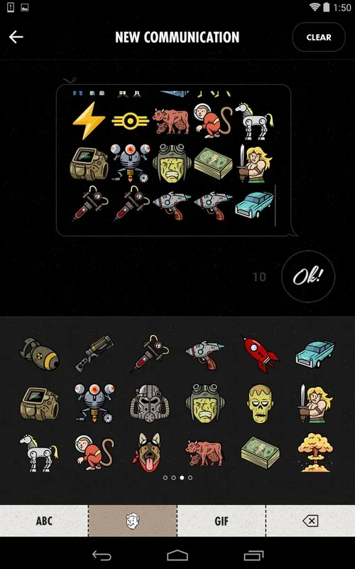 Fallout C.H.A.T. for Android - Official Emoji & Gifs