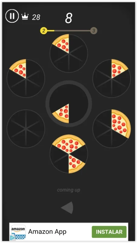 Slices for Android - Test Your Pizza Dividing Skills