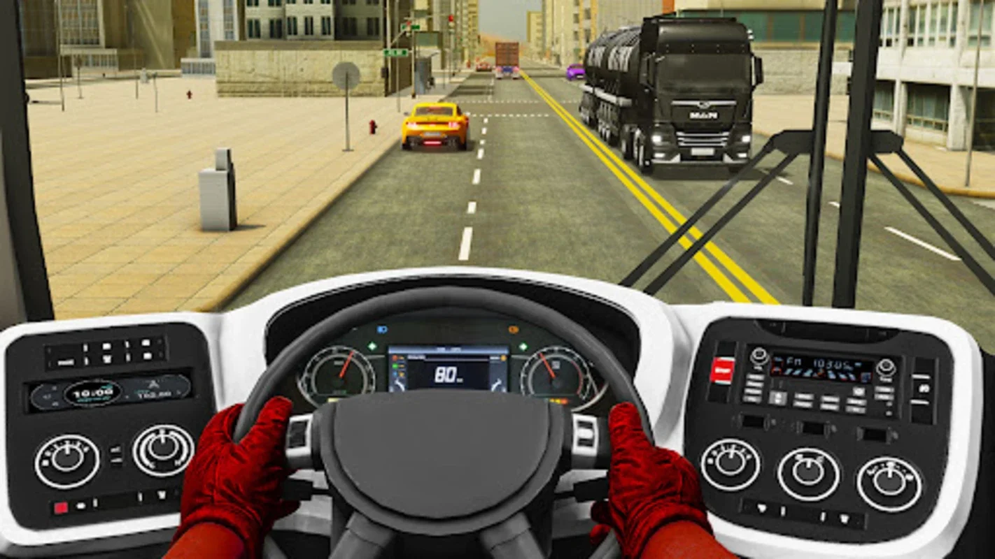 Racing in Bus - Bus Games for Android - No Downloading Required