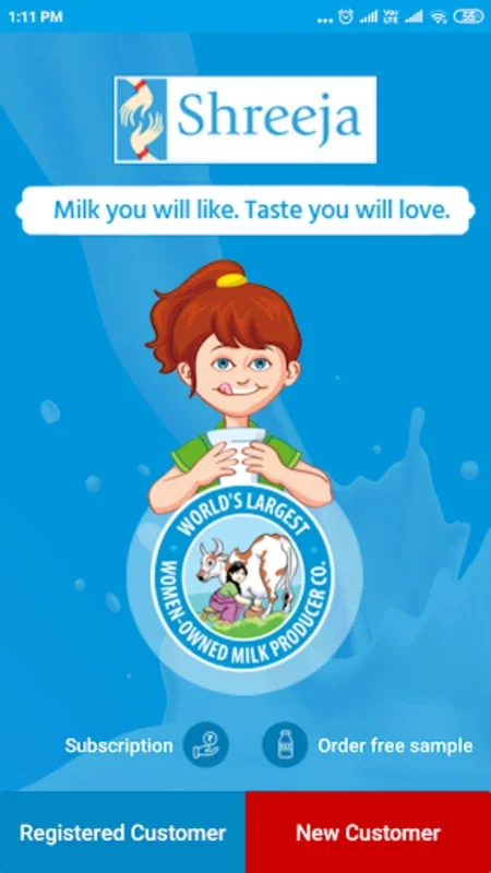 Shreeja Milk for Android - Quality Dairy Platform