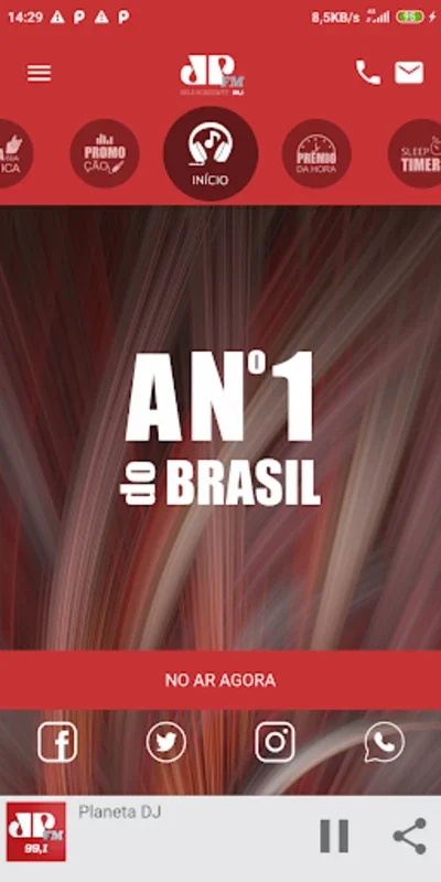 Jovem Pan BH for Android - Enjoy Premier Brazilian Radio